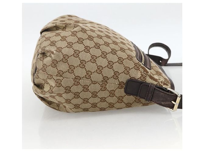GUCCI GG Canvas Shoulder Bag Outlet Beige Silver 388930 - vista 4