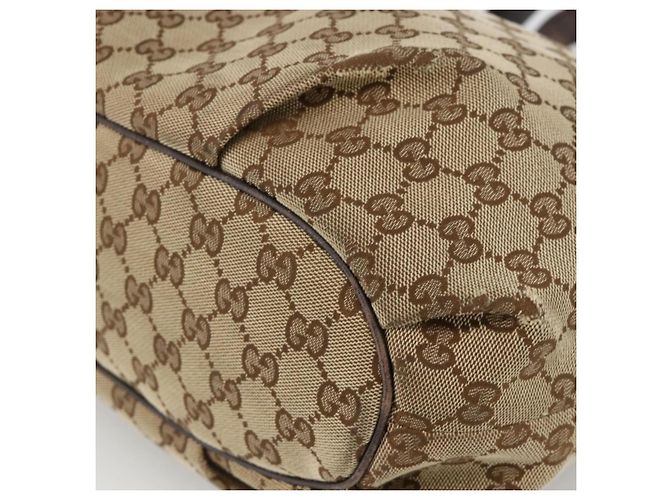 GUCCI GG Canvas Shoulder Bag Outlet Beige Silver 388930 - vista 9