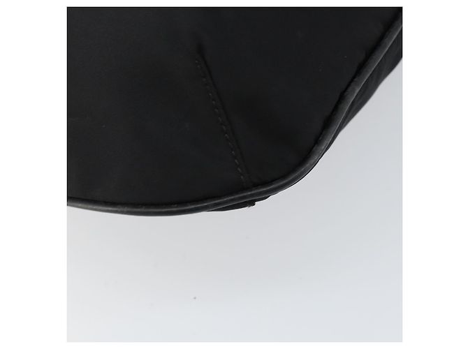 Borsa a tracolla PRADA in nylon nero e argento, autentica 156018 - vista 15