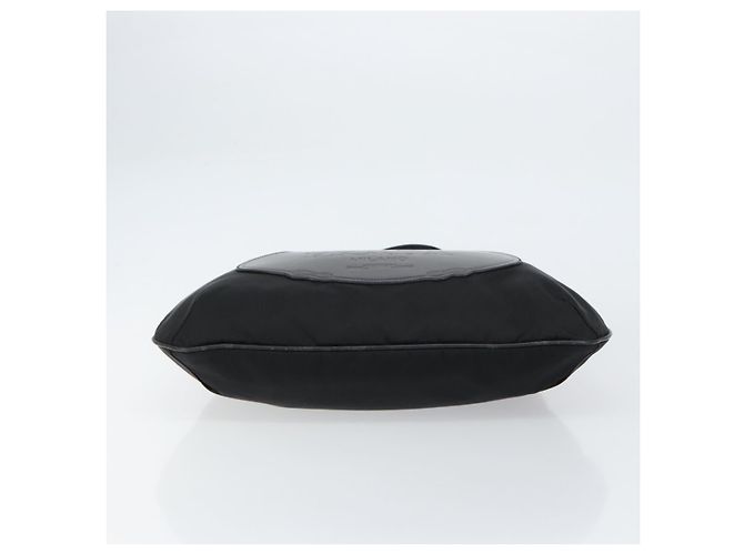 Borsa a tracolla PRADA in nylon nero e argento, autentica 156018 - vista 5