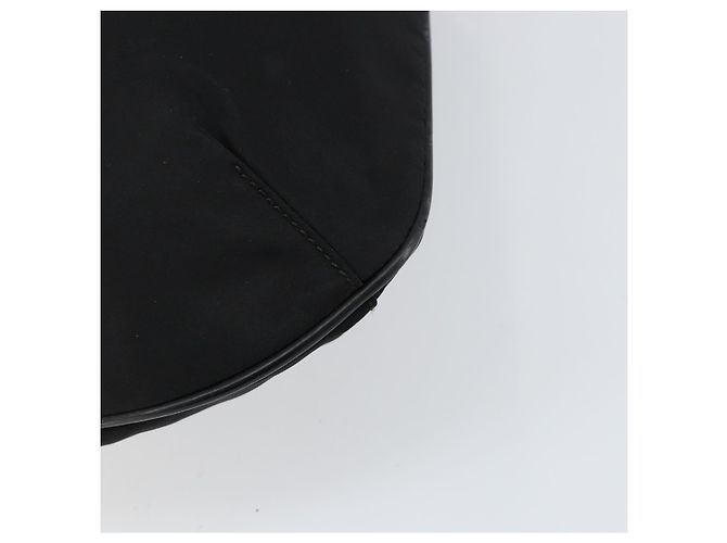 Borsa a tracolla PRADA in nylon nero e argento, autentica 156018 - vista 9