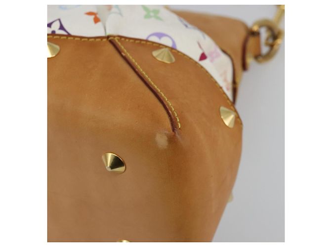 LOUIS VUITTON Monogram Multicolor Judy GM Shoulder Bag White M40253 - vista 11