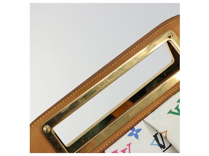 LOUIS VUITTON Monogram Multicolor Judy GM Shoulder Bag White M40253 - vista 15