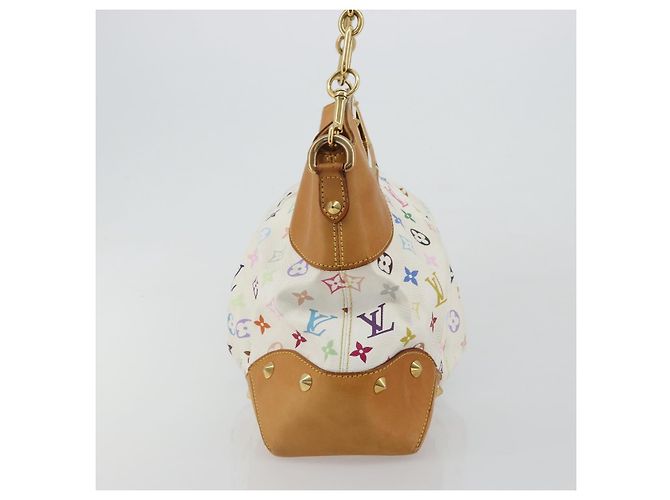 LOUIS VUITTON Monogram Multicolor Judy GM Shoulder Bag White M40253 - vista 4