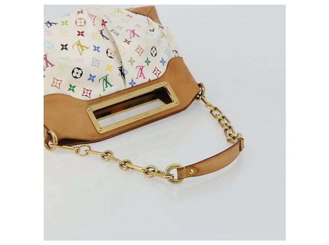 LOUIS VUITTON Monogram Multicolor Judy GM Shoulder Bag White M40253 - vista 8