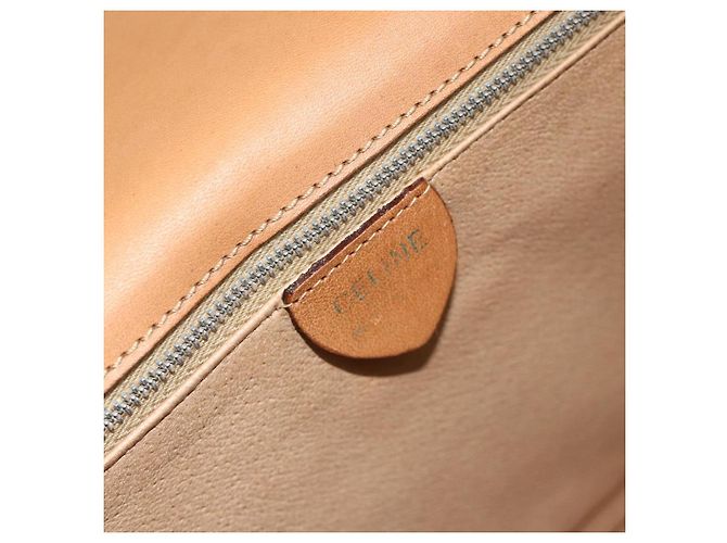 Céline CELINE Macadam Canvas Hand Bag PVC Leather Brown Gold - vista 20