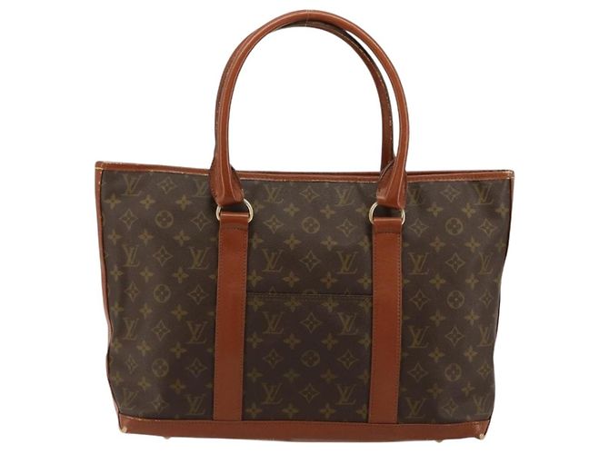 LOUIS VUITTON Monogram Sac Weekend PM Hand Bag M42425 LV - vista 3