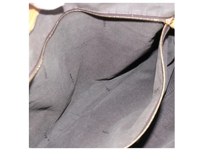 FENDI Pecan Canvas Tote Bag Brown Black - vista 20