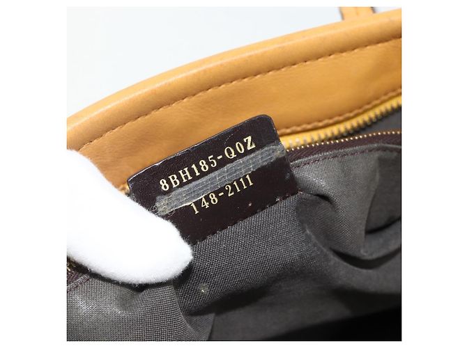 FENDI Pecan Canvas Tote Bag Brown Black - vista 21