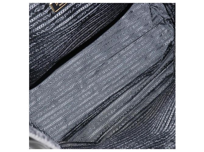 PRADA Tote Bag Nylon Black Gold - vista 17