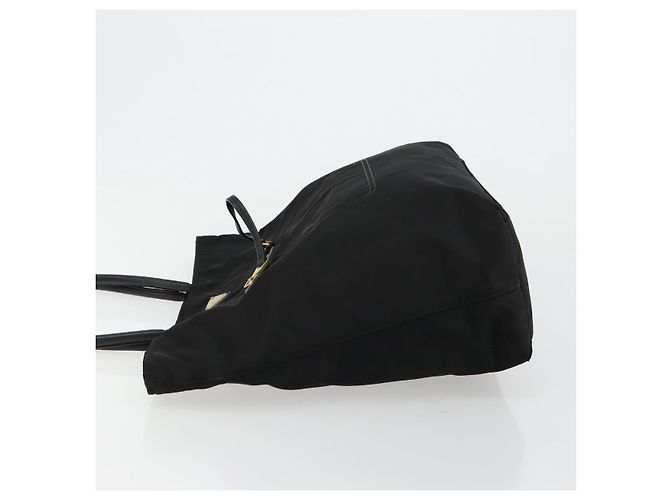 PRADA Tote Bag Nylon Black Gold - vista 5