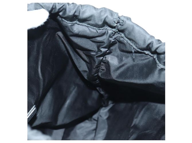Zaino PRADA in nylon e pelle, nero, blu e argento, autentico 92876 - vista 26