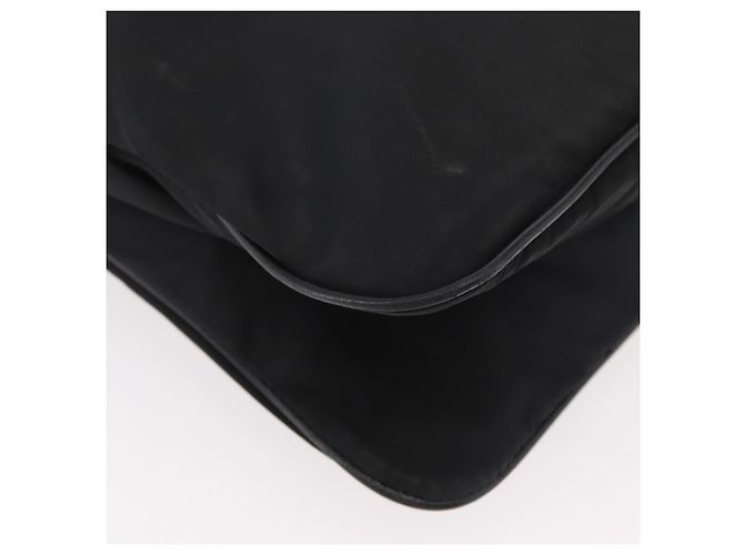 Borsa a tracolla PRADA in nylon nero e argento, autentica, codice articolo ep14418A - vista 15
