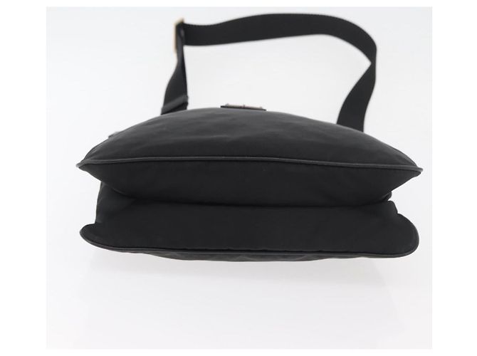Borsa a tracolla PRADA in nylon nero e argento, autentica, codice articolo ep14418A - vista 5
