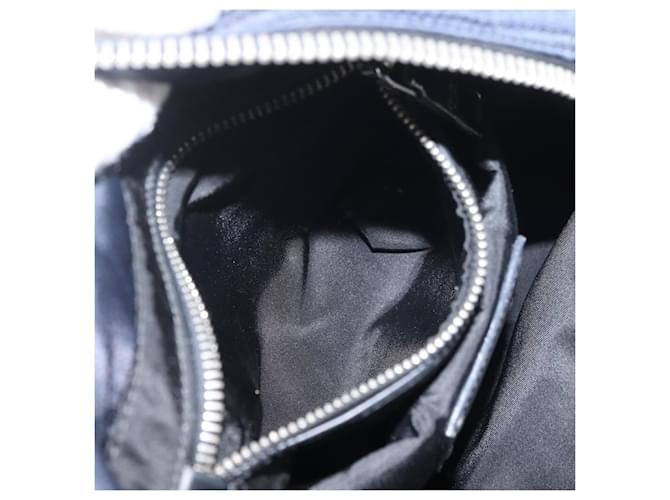 PRADA Hand Bag Nylon 2way Black Silver - vista 21