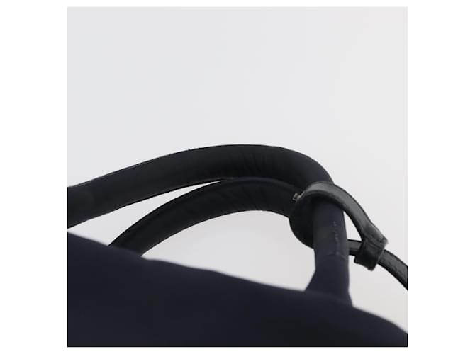 PRADA Hand Bag Nylon 2way Black Silver - vista 8