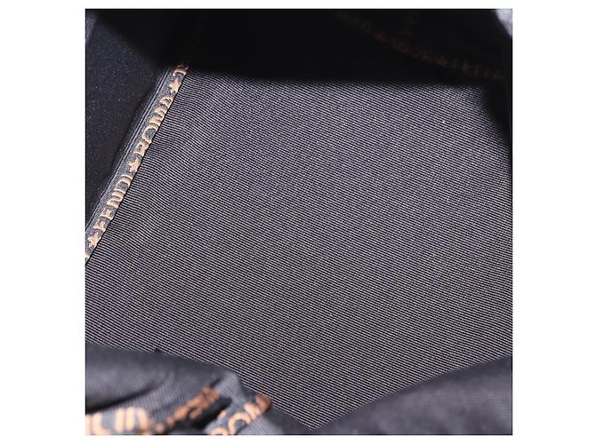 FENDI Shoulder Bag Canvas Black Gold - vista 12