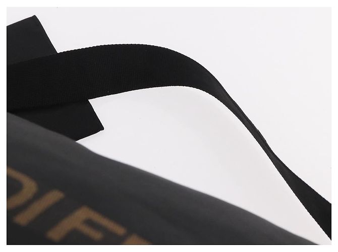 FENDI Shoulder Bag Canvas Black Gold - vista 15