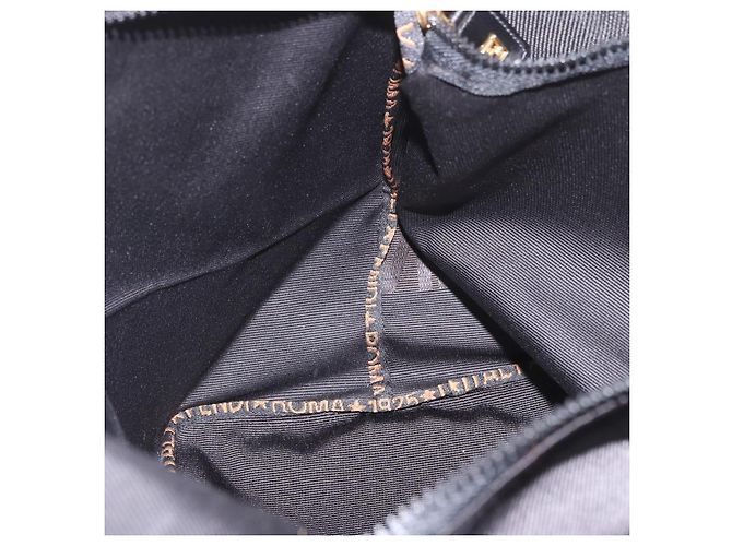 FENDI Shoulder Bag Canvas Black Gold - vista 21