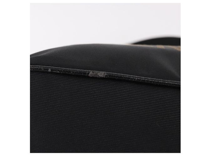 FENDI Shoulder Bag Canvas Black Gold - vista 7