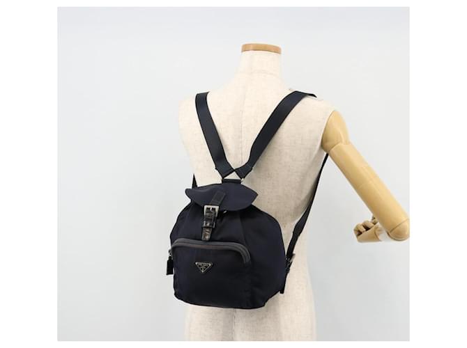 PRADA Rucksack Nylon Navy Silver - Ansicht 28