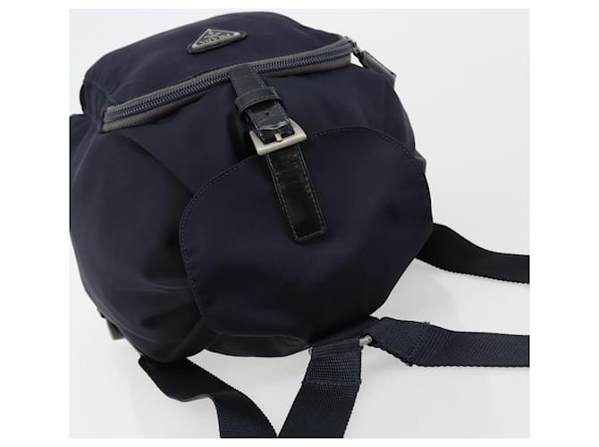 PRADA Rucksack Nylon Navy Silver - Ansicht 6