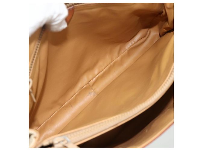 Céline CELINE Macadam Canvas Hand Bag PVC Beige Gold - vista 16
