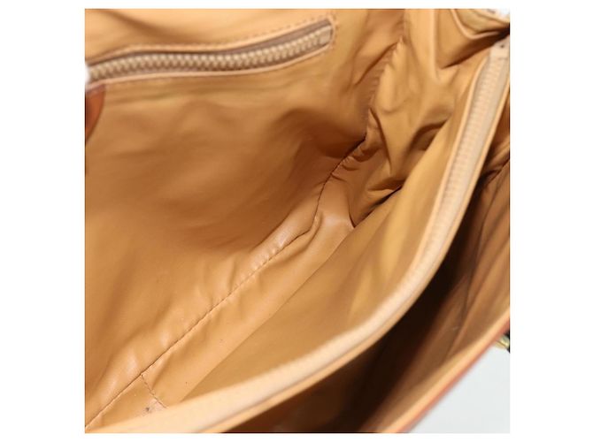 Céline CELINE Macadam Canvas Hand Bag PVC Beige Gold - vista 17