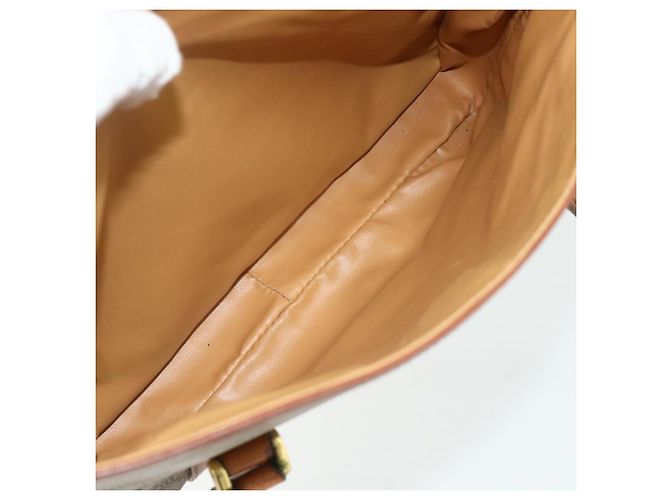 Céline CELINE Macadam Canvas Hand Bag PVC Beige Gold - vista 23