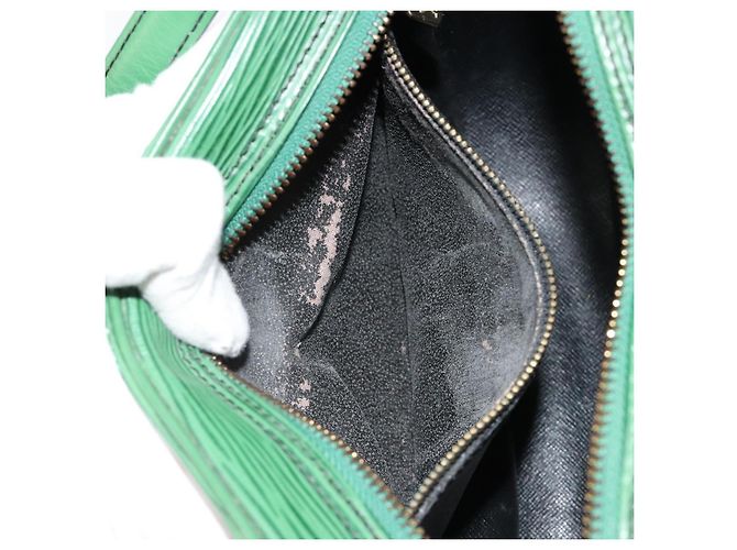 LOUIS VUITTON Epi Jeune Fille MM Shoulder Bag Green M52154 LV - vista 11