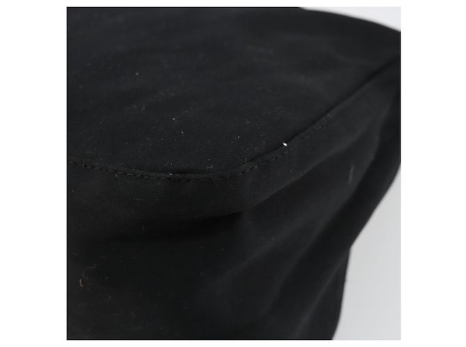 FENDI Mamma Baguette Schultertasche Nylon Schwarz Silber - Ansicht 15