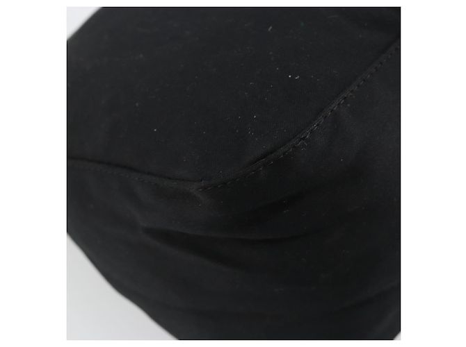 FENDI Mamma Baguette Schultertasche Nylon Schwarz Silber - Ansicht 16