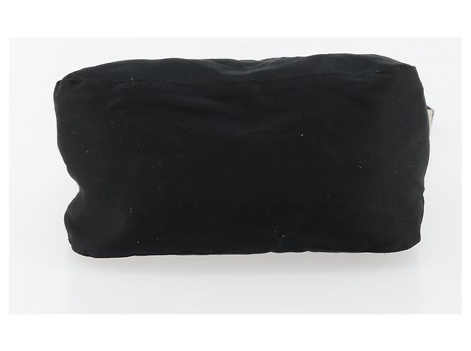 FENDI Mamma Baguette Schultertasche Nylon Schwarz Silber - Ansicht 5