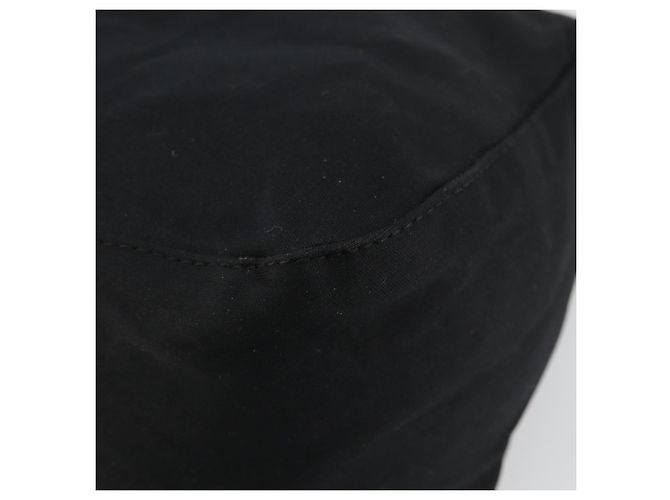 FENDI Mamma Baguette Schultertasche Nylon Schwarz Silber - Ansicht 9