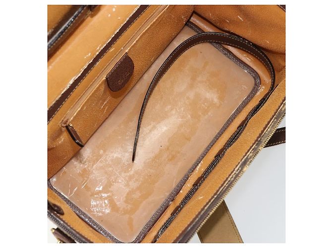 GUCCI Bamboo Hand Bag Leather 2way Brown Gold 013 2122 2491 - vista 11