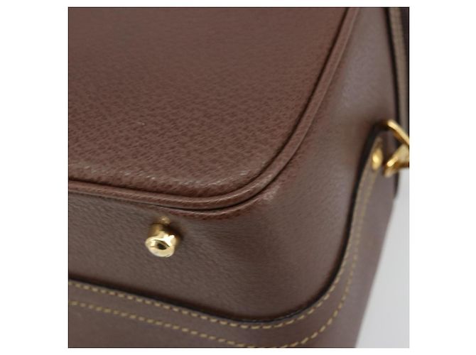 GUCCI Bamboo Hand Bag Leather 2way Brown Gold 013 2122 2491 - vista 15