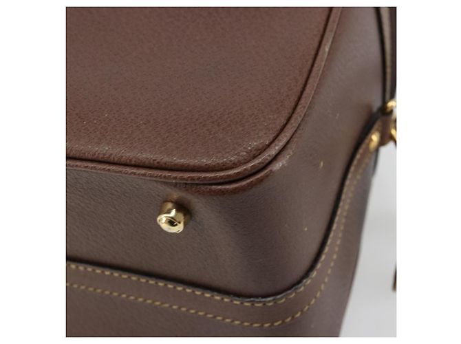 GUCCI Bamboo Hand Bag Leather 2way Brown Gold 013 2122 2491 - vista 17