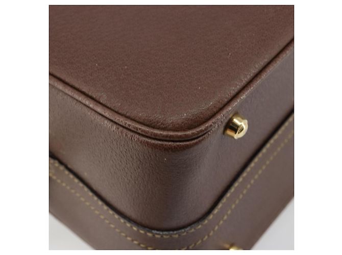 GUCCI Bamboo Hand Bag Leather 2way Brown Gold 013 2122 2491 - vista 18
