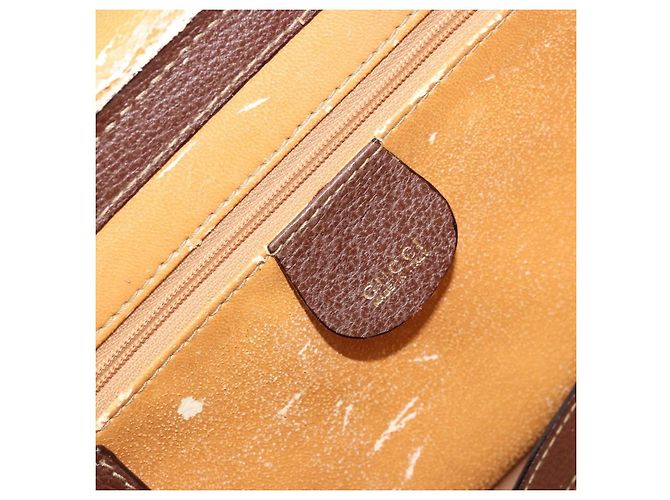 GUCCI Bamboo Hand Bag Leather 2way Brown Gold 013 2122 2491 - vista 20