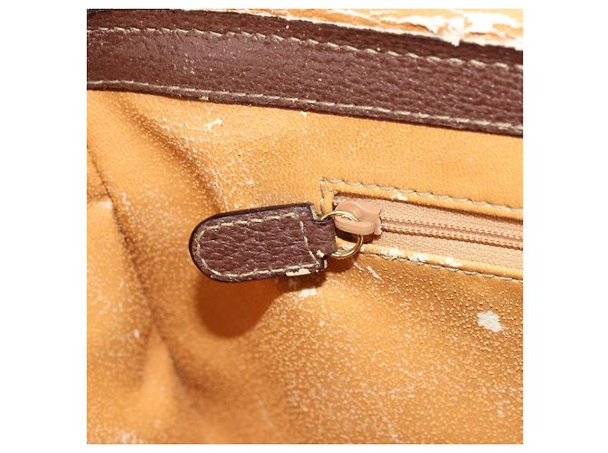 GUCCI Bamboo Hand Bag Leather 2way Brown Gold 013 2122 2491 - vista 23