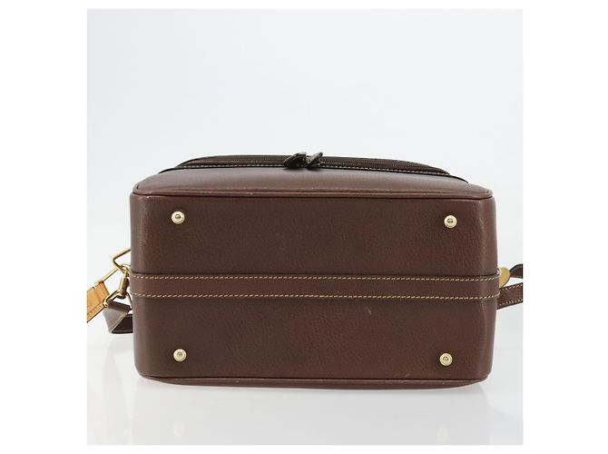 GUCCI Bamboo Hand Bag Leather 2way Brown Gold 013 2122 2491 - vista 5