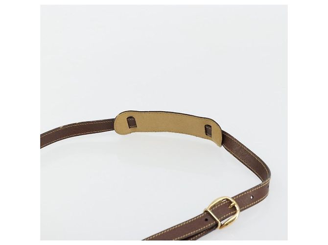 GUCCI Bamboo Hand Bag Leather 2way Brown Gold 013 2122 2491 - vista 9