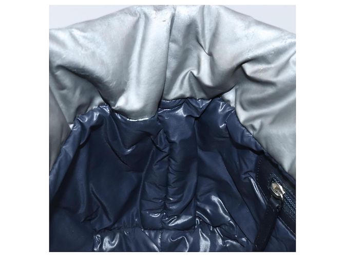 CHANEL Cococoon Hand Bag Nylon Silver CC - vista 21