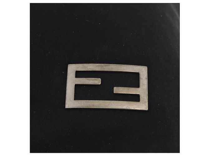 FENDI Tote Bag Nylon Black Silver - vista 10