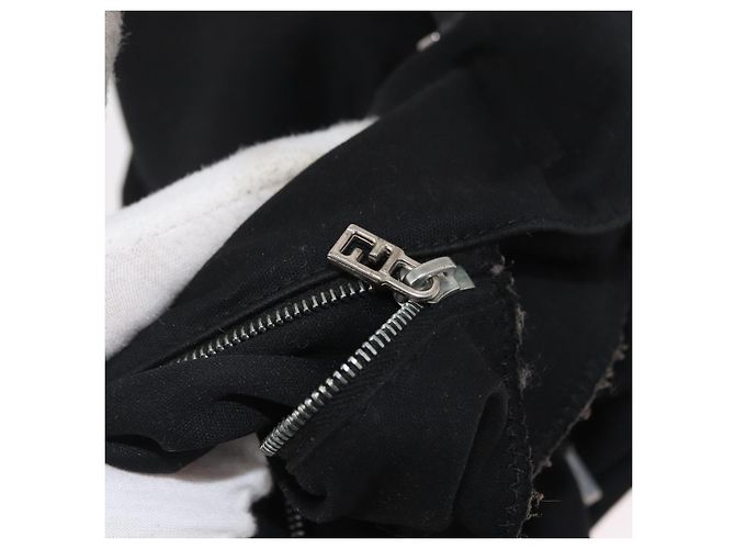 FENDI Tote Bag Nylon Black Silver - vista 20