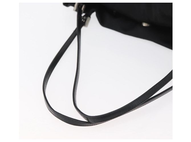 FENDI Tote Bag Nylon Black Silver - vista 7