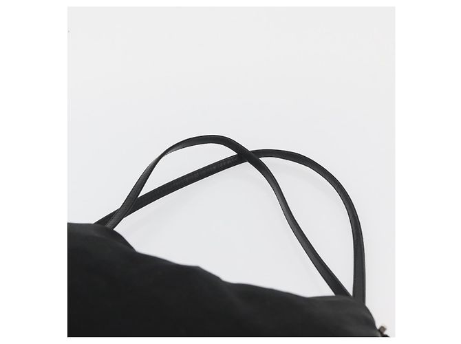 FENDI Tote Bag Nylon Black Silver - vista 8
