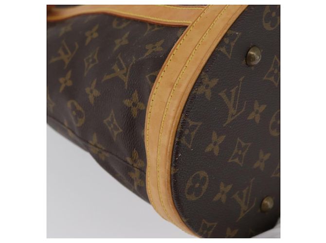 LOUIS VUITTON Monogram Bucket GM Shoulder Bag M42236 LV - vue 9