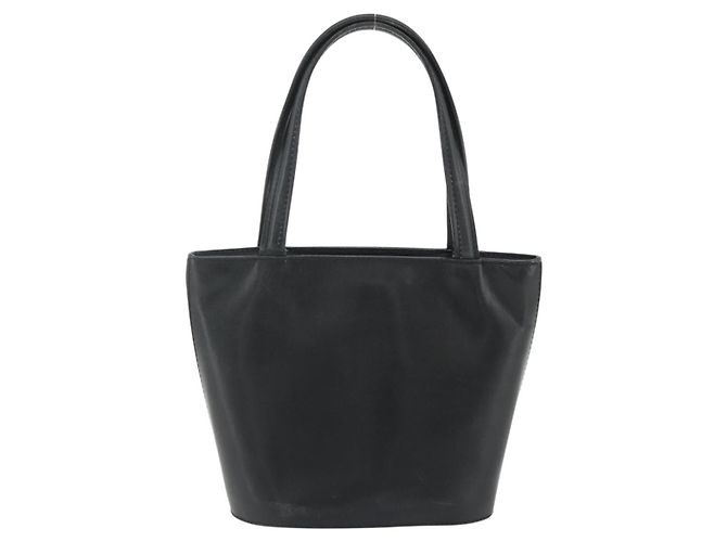 Céline Borsa a mano CELINE in pelle nera e argento, autentica 178117A - vista 2