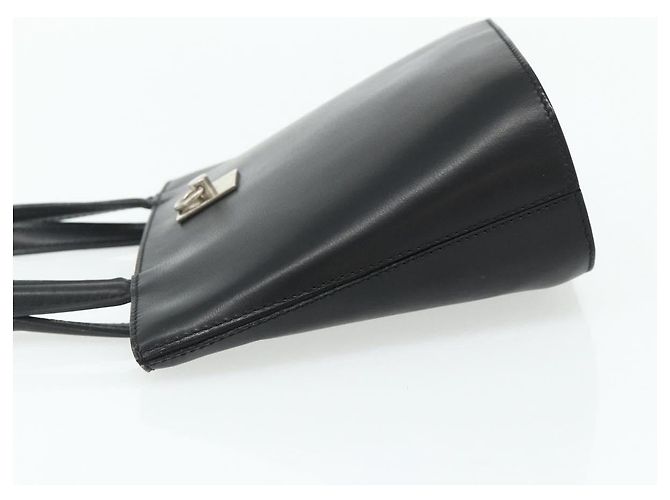 Céline Borsa a mano CELINE in pelle nera e argento, autentica 178117A - vista 3